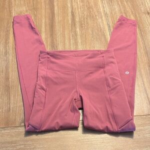 Lululemon women’s dusty rose Leggings size 4 (small / s)